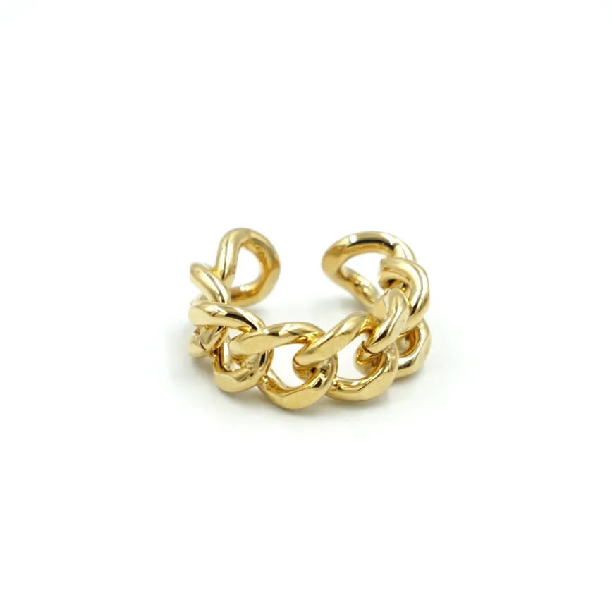 Anillo Dalia dorado