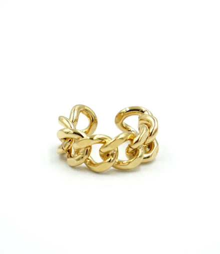 Anillo Dalia dorado