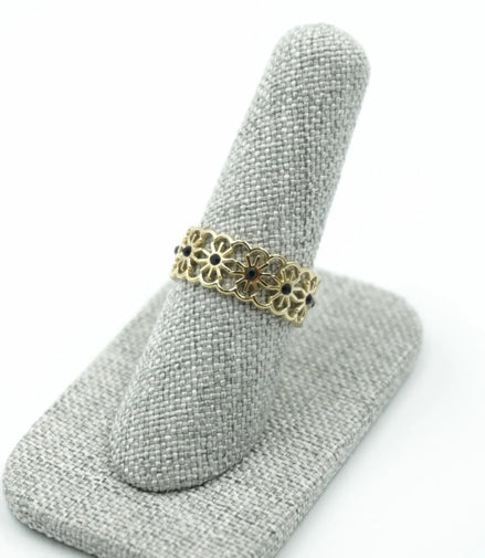 Anillo flores