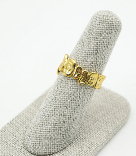 anillo granito oro