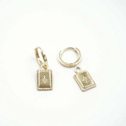 Aretes Rosa de los Vientos