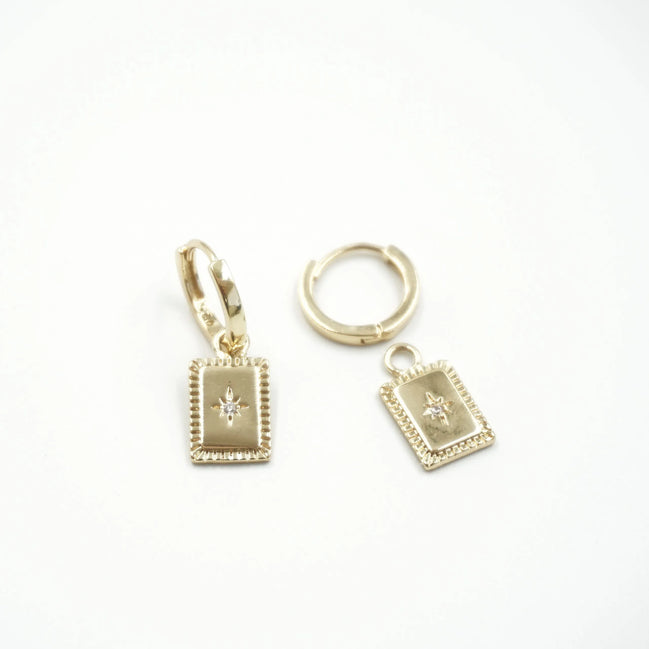 Aretes Rosa de los Vientos