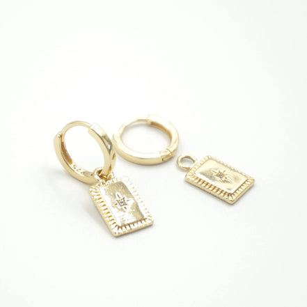 Aretes Rosa de los Vientos