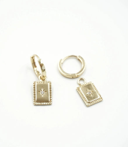 Aretes Rosa de los Vientos