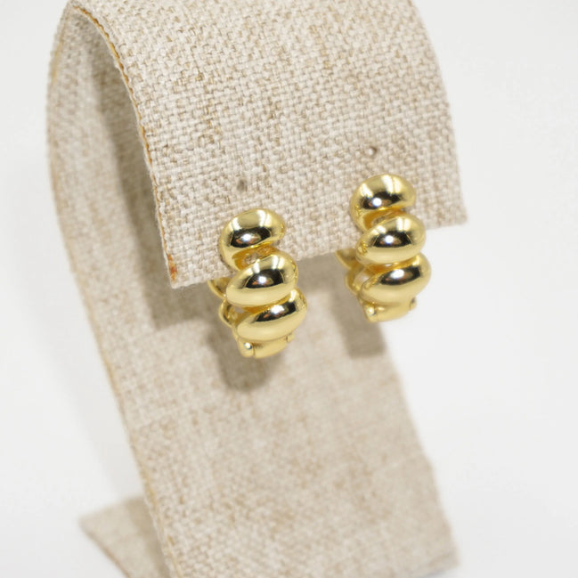 Aretes Espiral oro