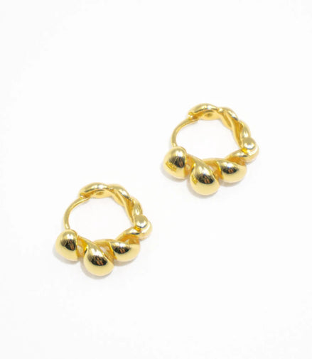 Aretes Espiral oro