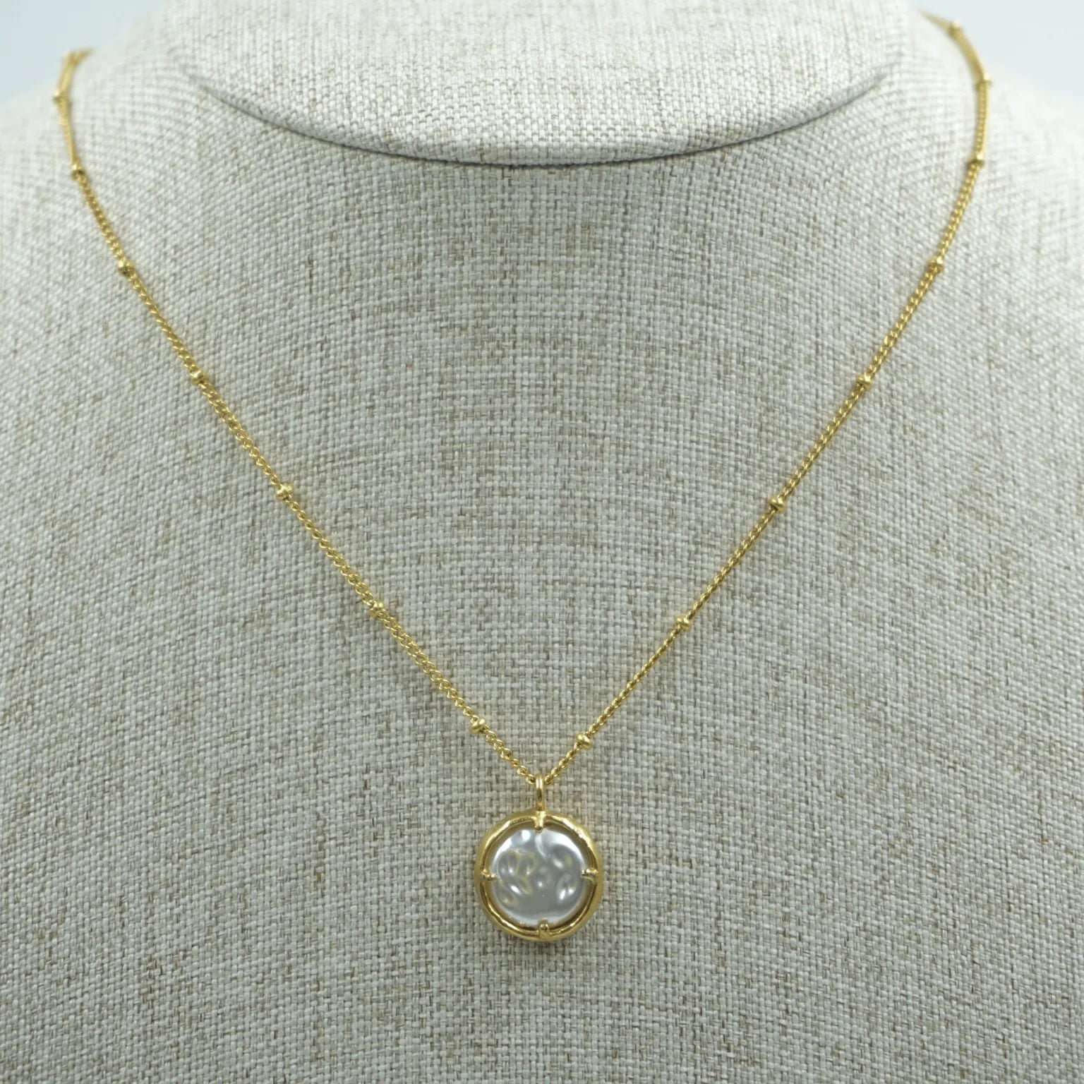 Collar perla natural