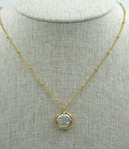 Collar perla natural