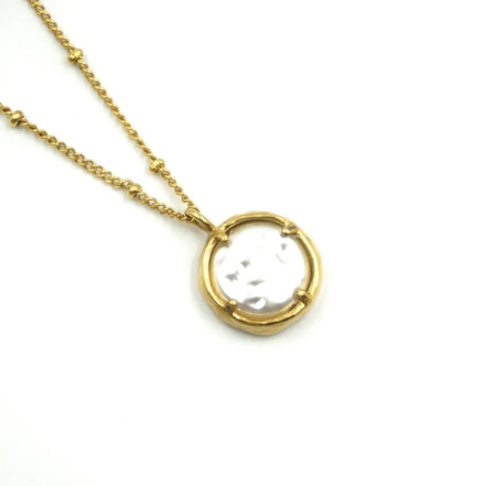Collar perla natural