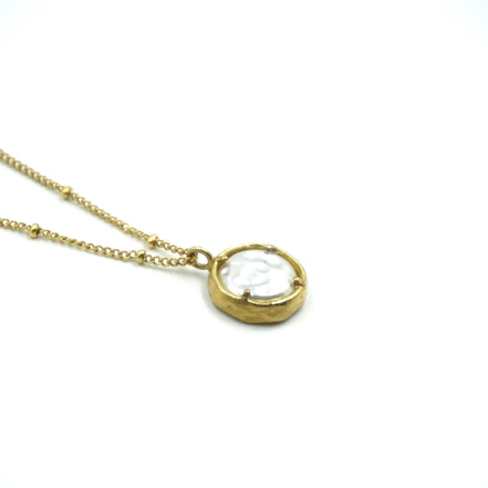 Collar perla natural