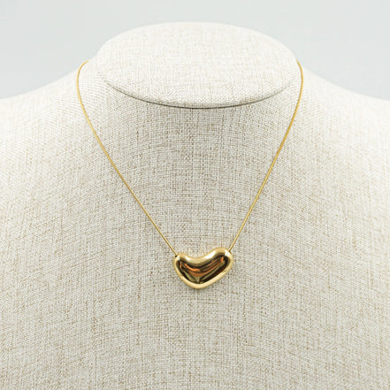 Collar frijol oro