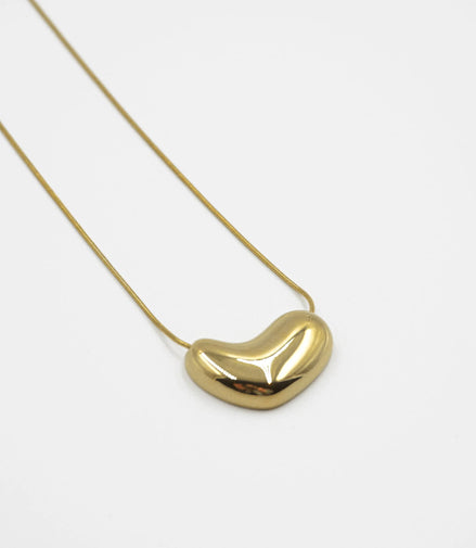 Collar frijol oro