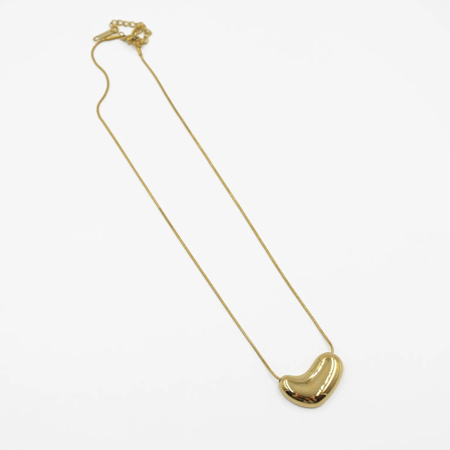Collar frijol oro
