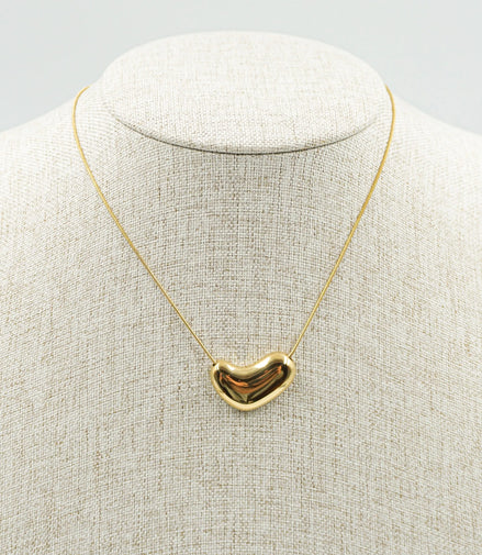 Collar frijol oro