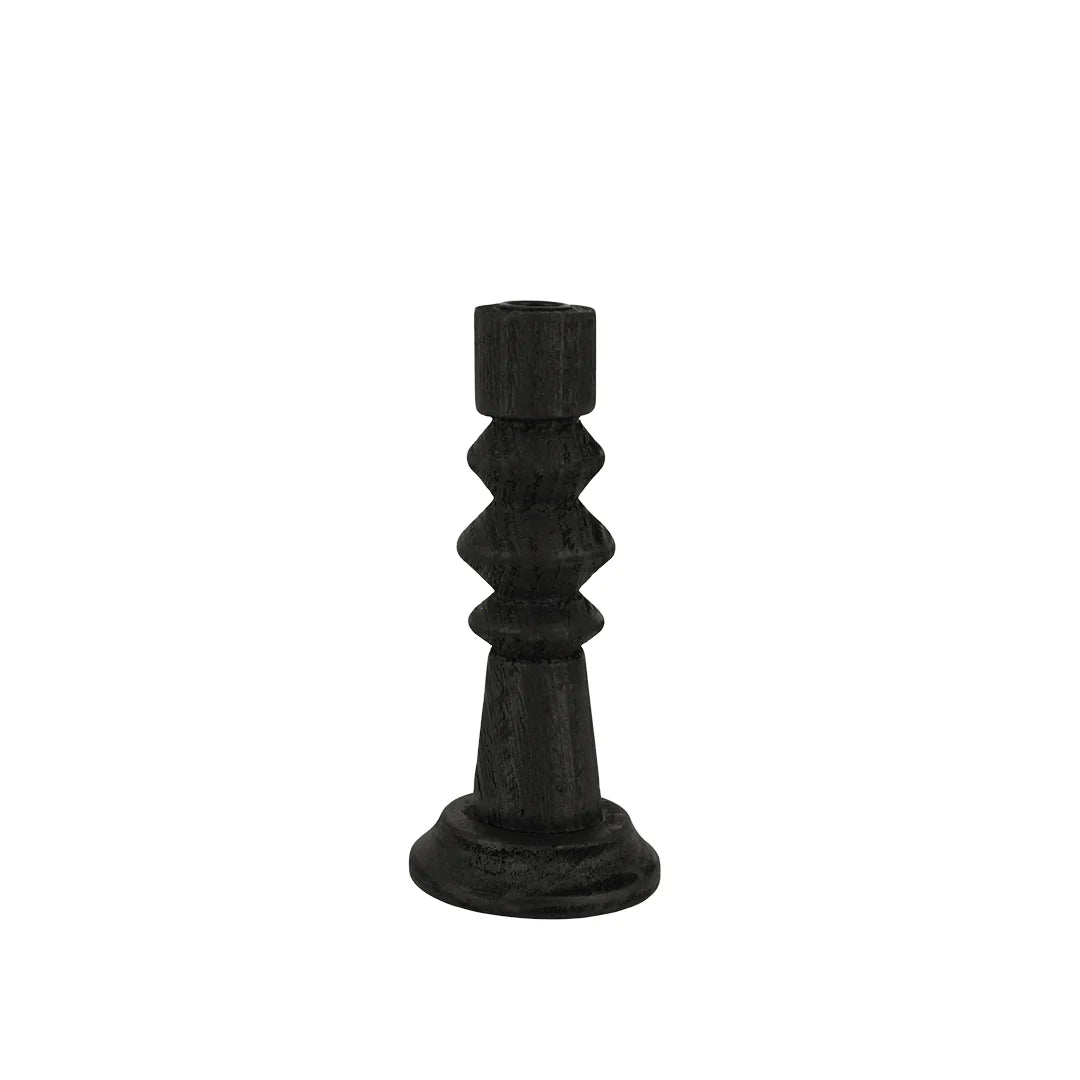 Porta Vela Decorativa de Madera Cuencas