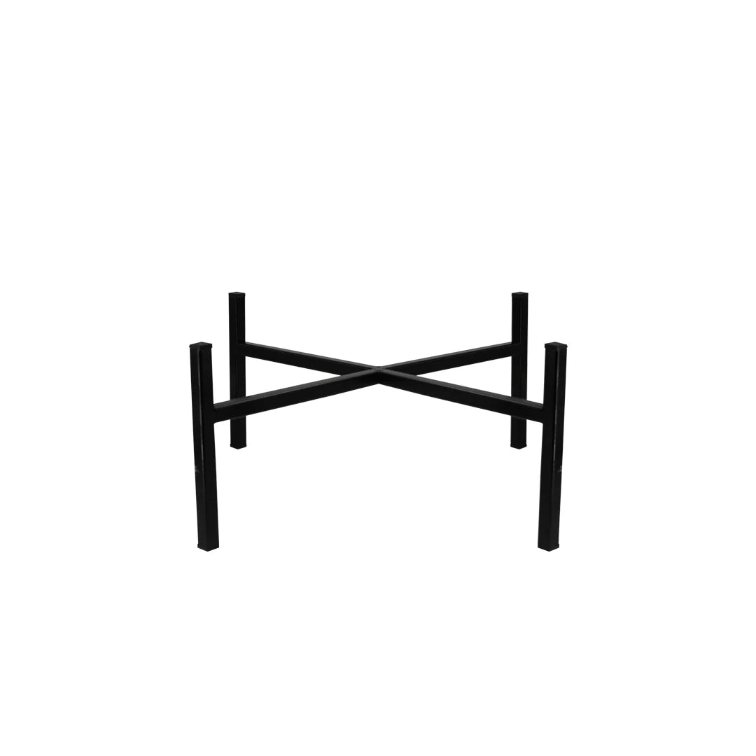 Cuenco Decorativo de Madera con Base de Metal