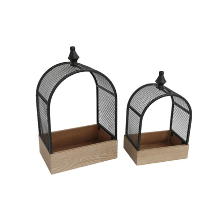 Set De 2 Macetas Decorativas Arco
