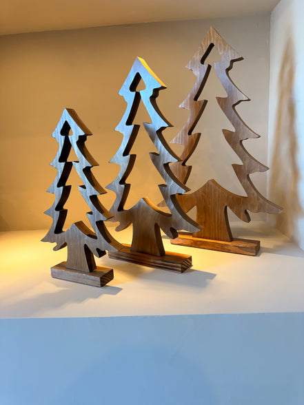 Set de 3 Árboles de Madera