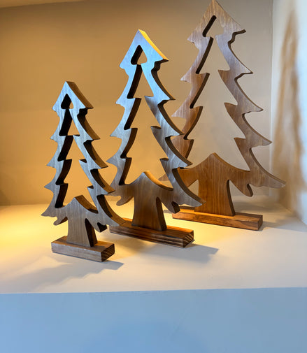 Set de 3 Árboles de Madera