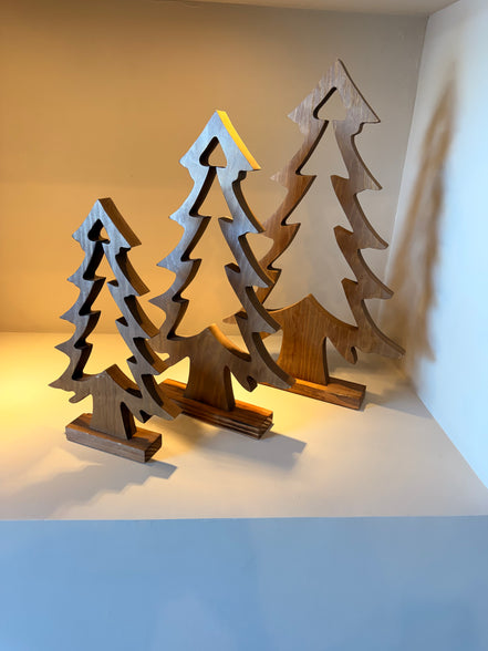 Set de 3 Árboles de Madera