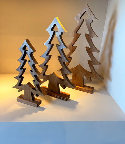 Set de 3 Árboles de Madera