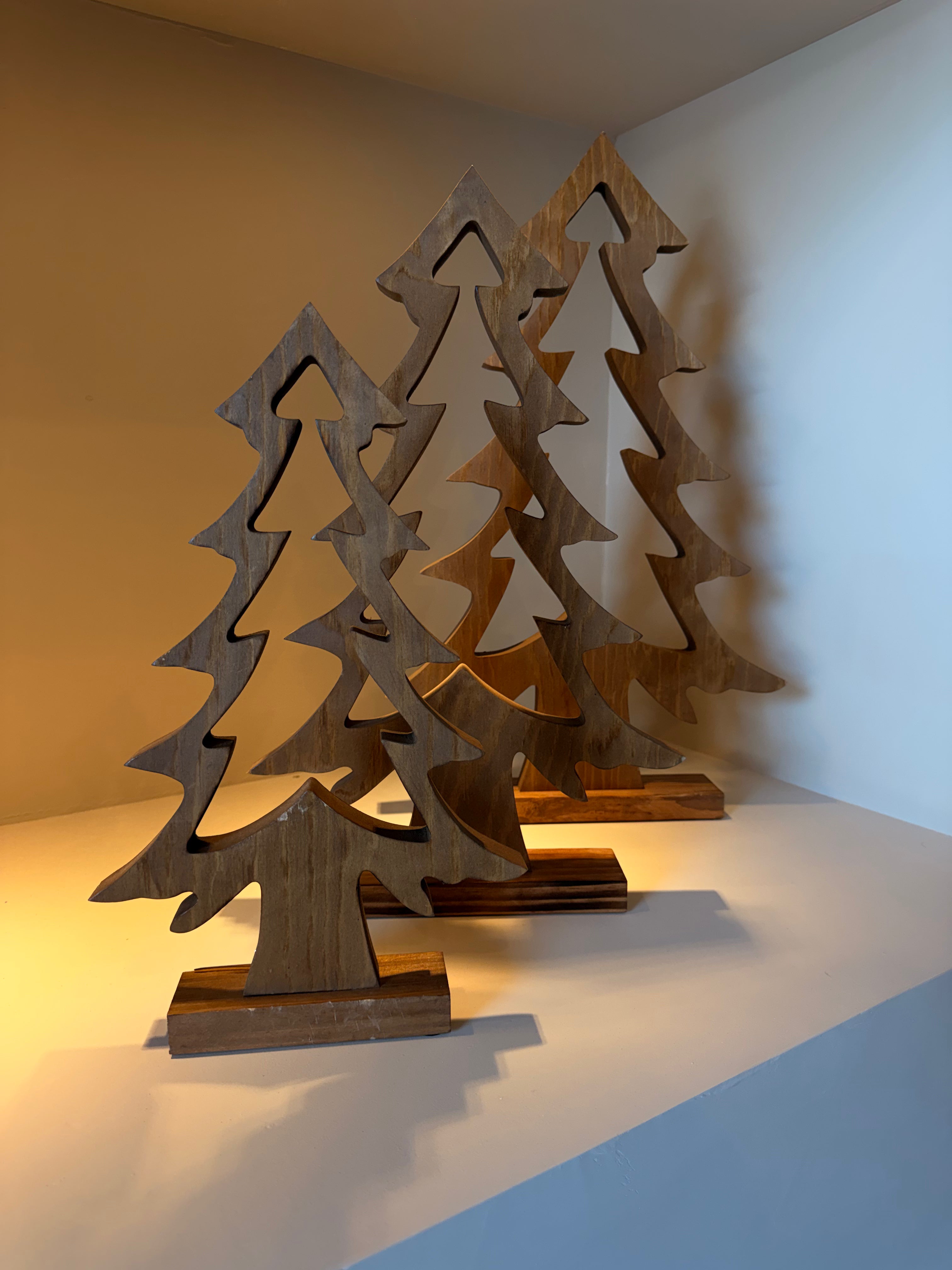 Set de 3 Árboles de Madera