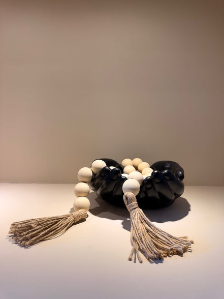 Cordón de Bolitas Crema