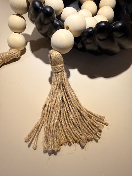 Cordón de Bolitas Crema