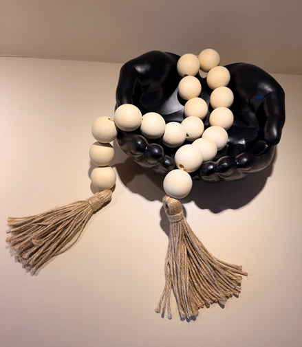 Cordón de Bolitas Crema