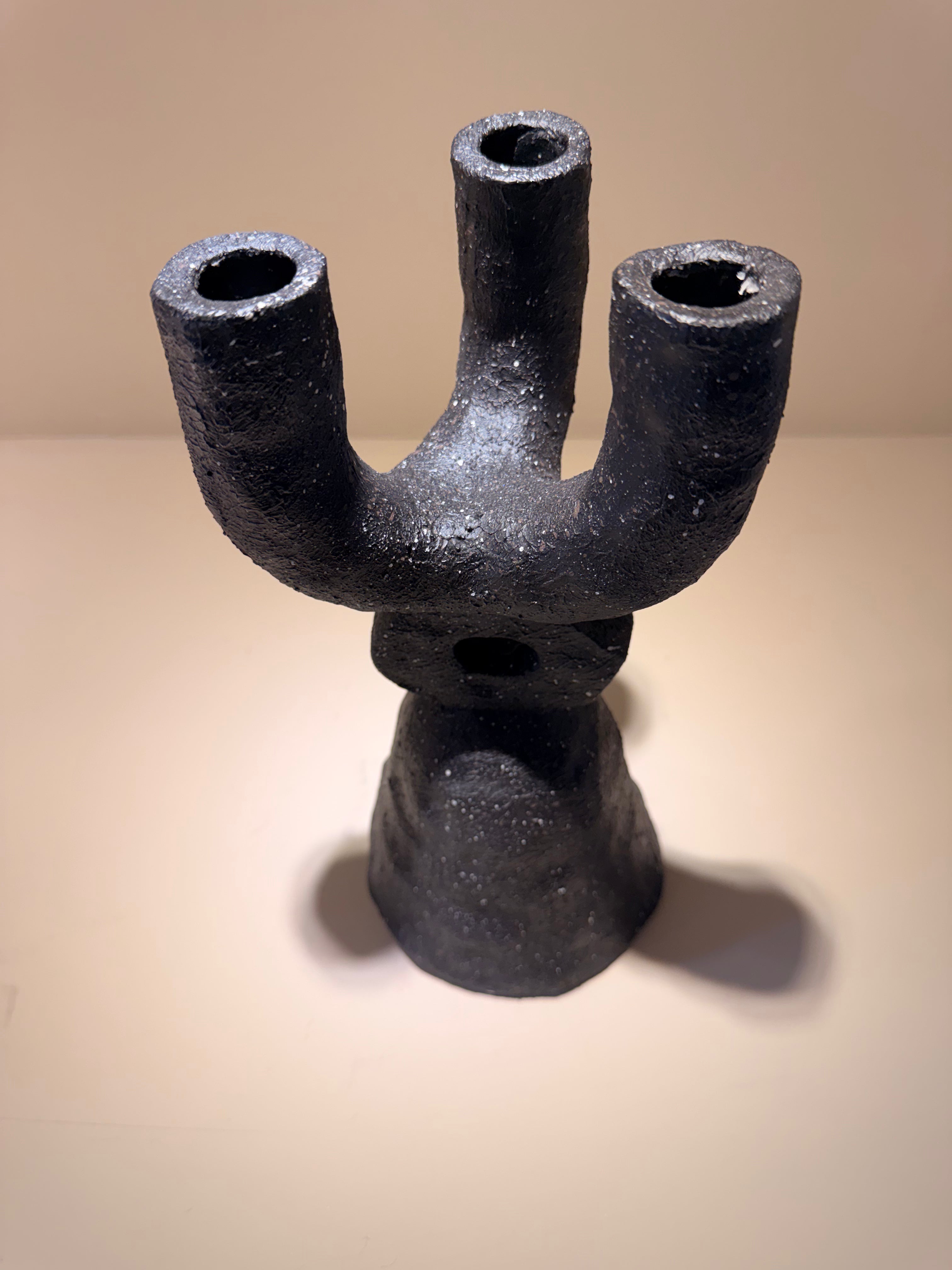 Candelabro Temas – Cemento y Granito Negro