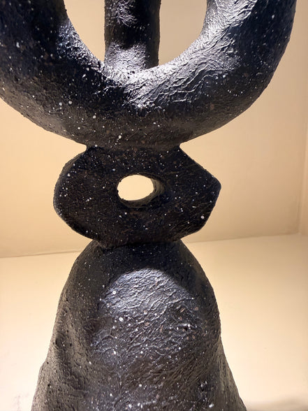 Candelabro Temas – Cemento y Granito Negro
