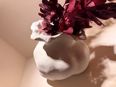 Florero Tulipán Cemento