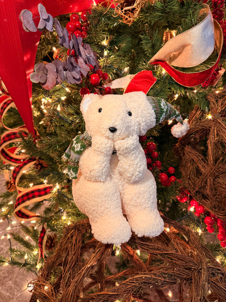 Oso Sentado Navideño