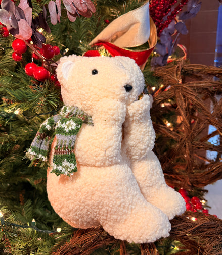 Oso Sentado Navideño