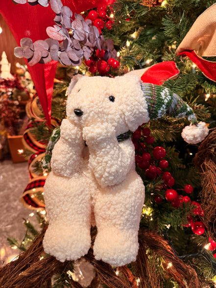 Oso Sentado Navideño