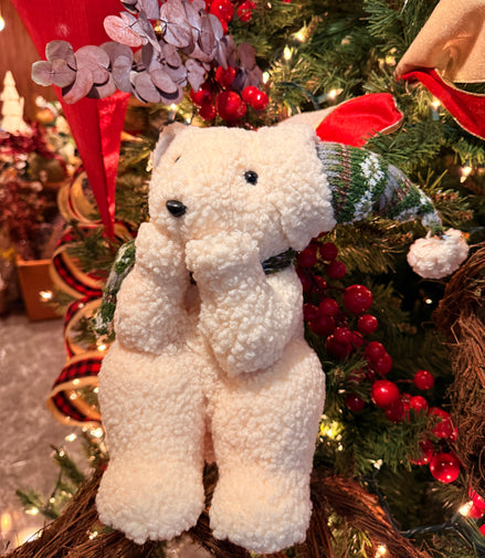 Oso Sentado Navideño