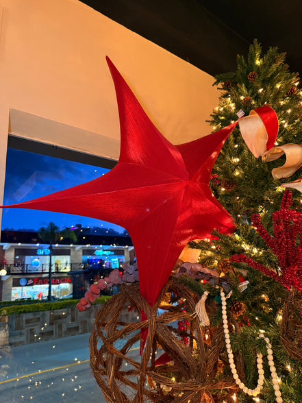 Estrella Roja para Árbol de Navidad