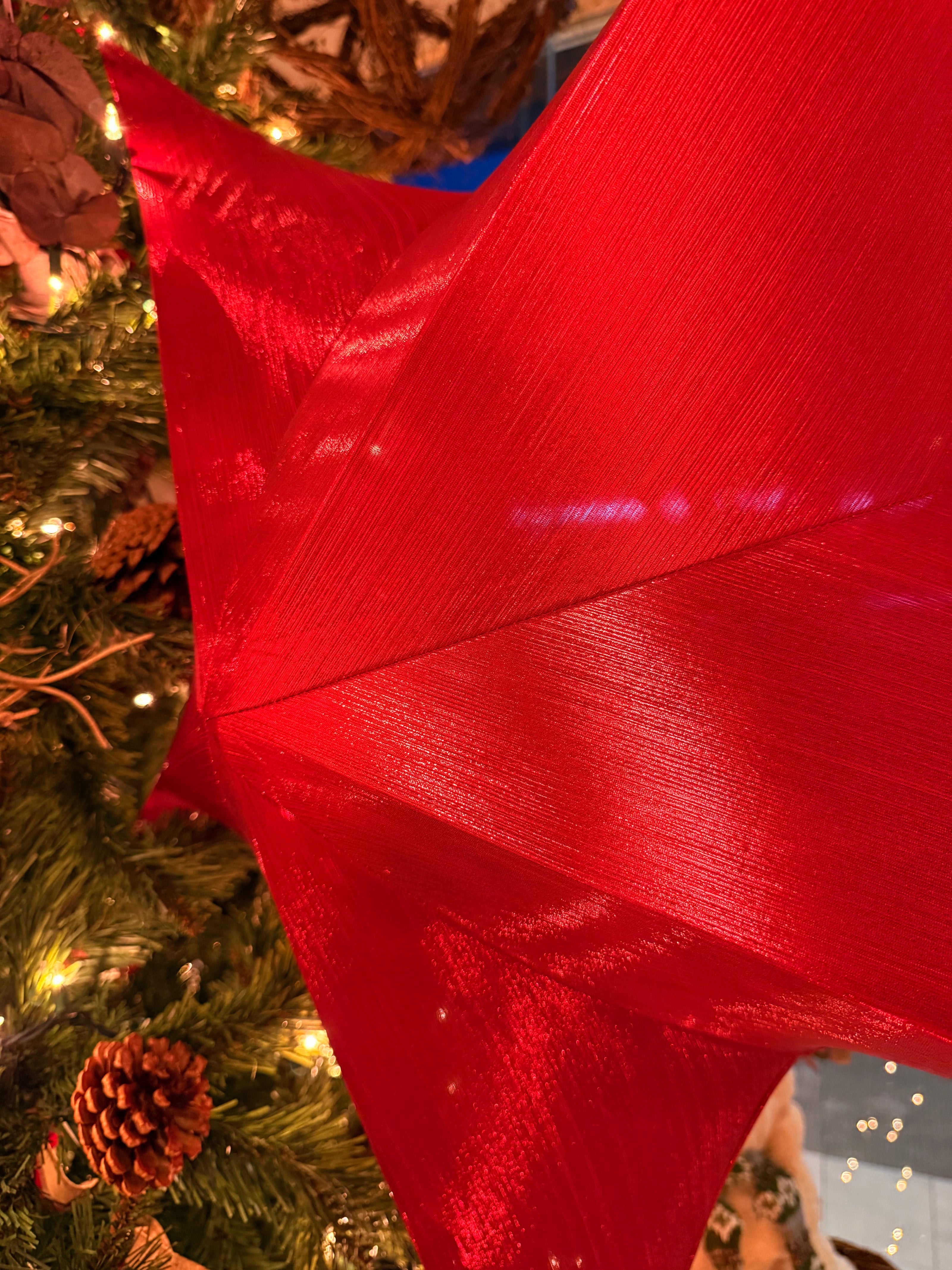 Estrella Roja para Árbol de Navidad