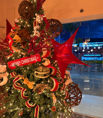 Estrella Roja para Árbol de Navidad