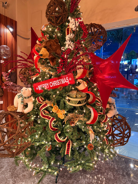Estrella Roja para Árbol de Navidad