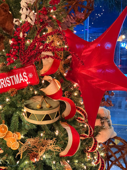 Estrella Roja para Árbol de Navidad