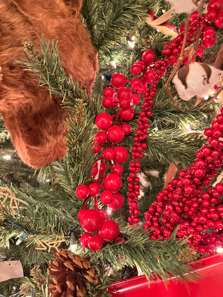 Guía de Cerezas Navideña 130 cm