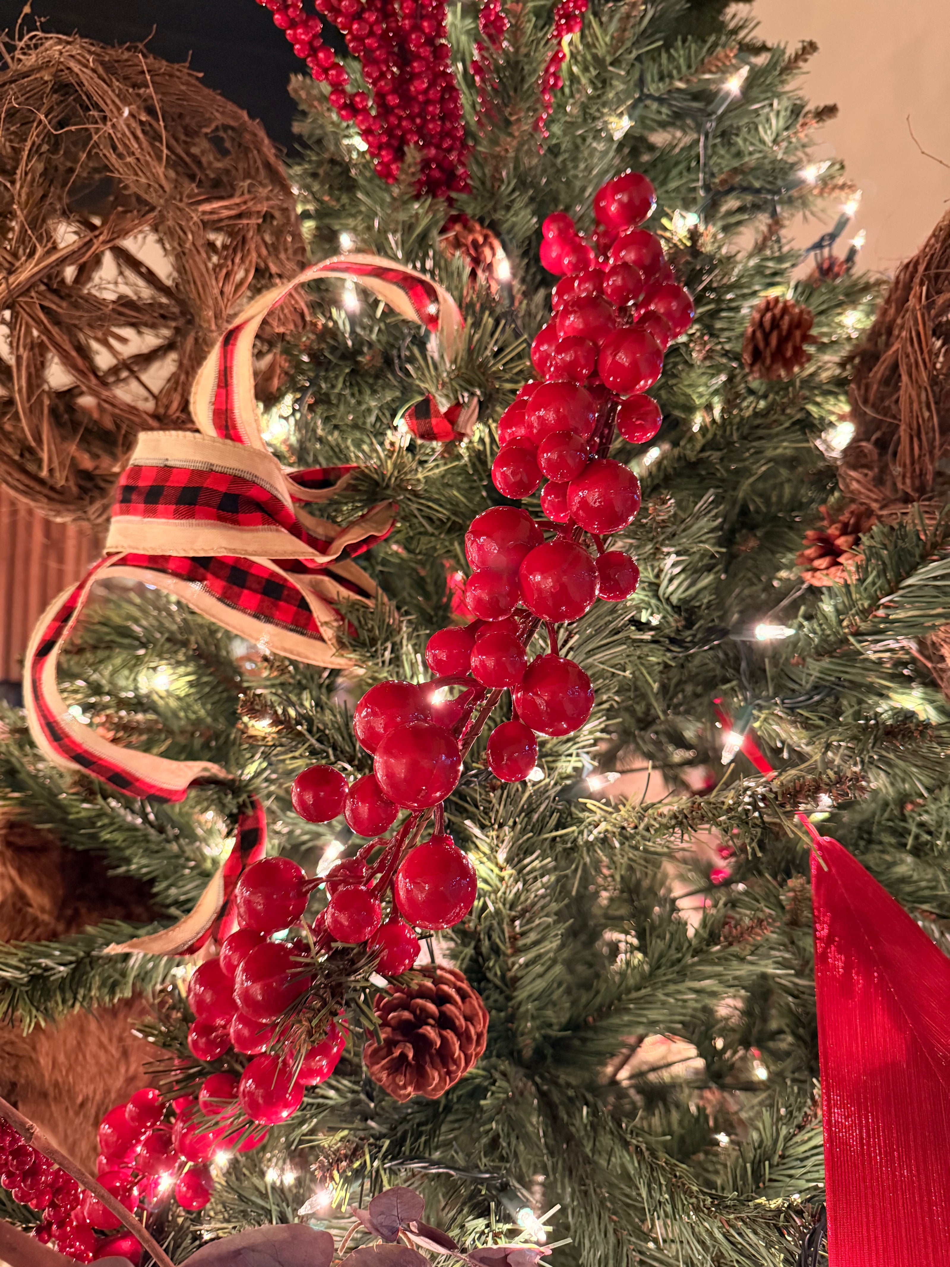 Guía de Cerezas Navideña 130 cm