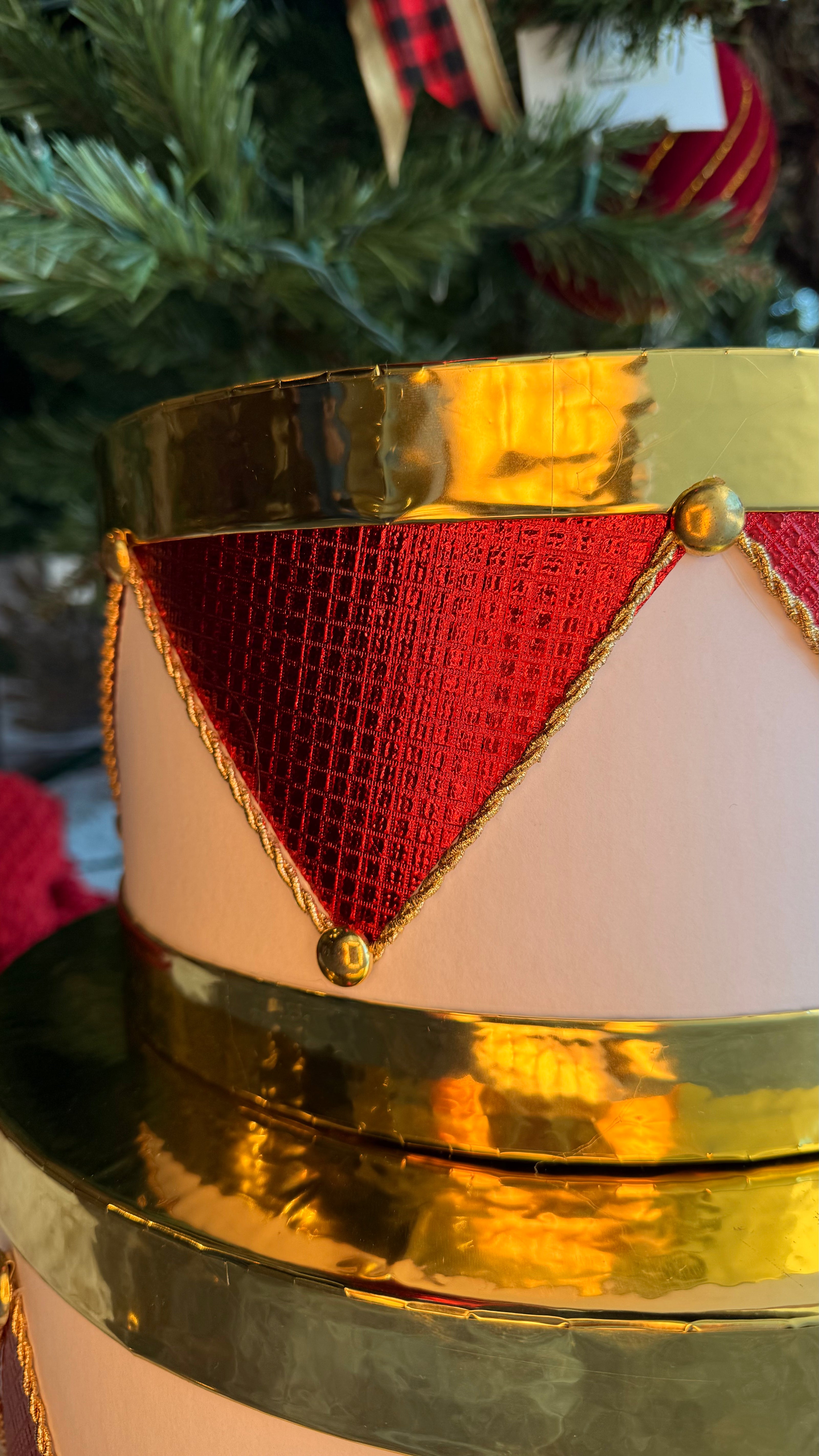 Tambor Triangular Rojo