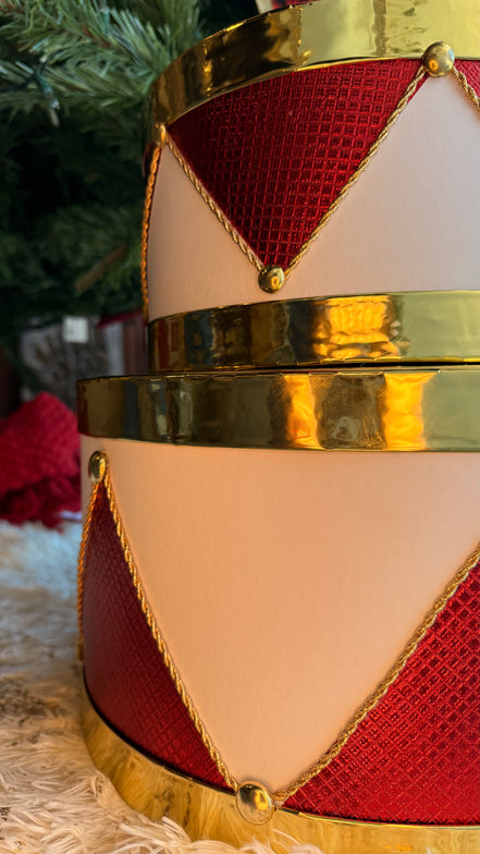 Tambor Triangular Rojo