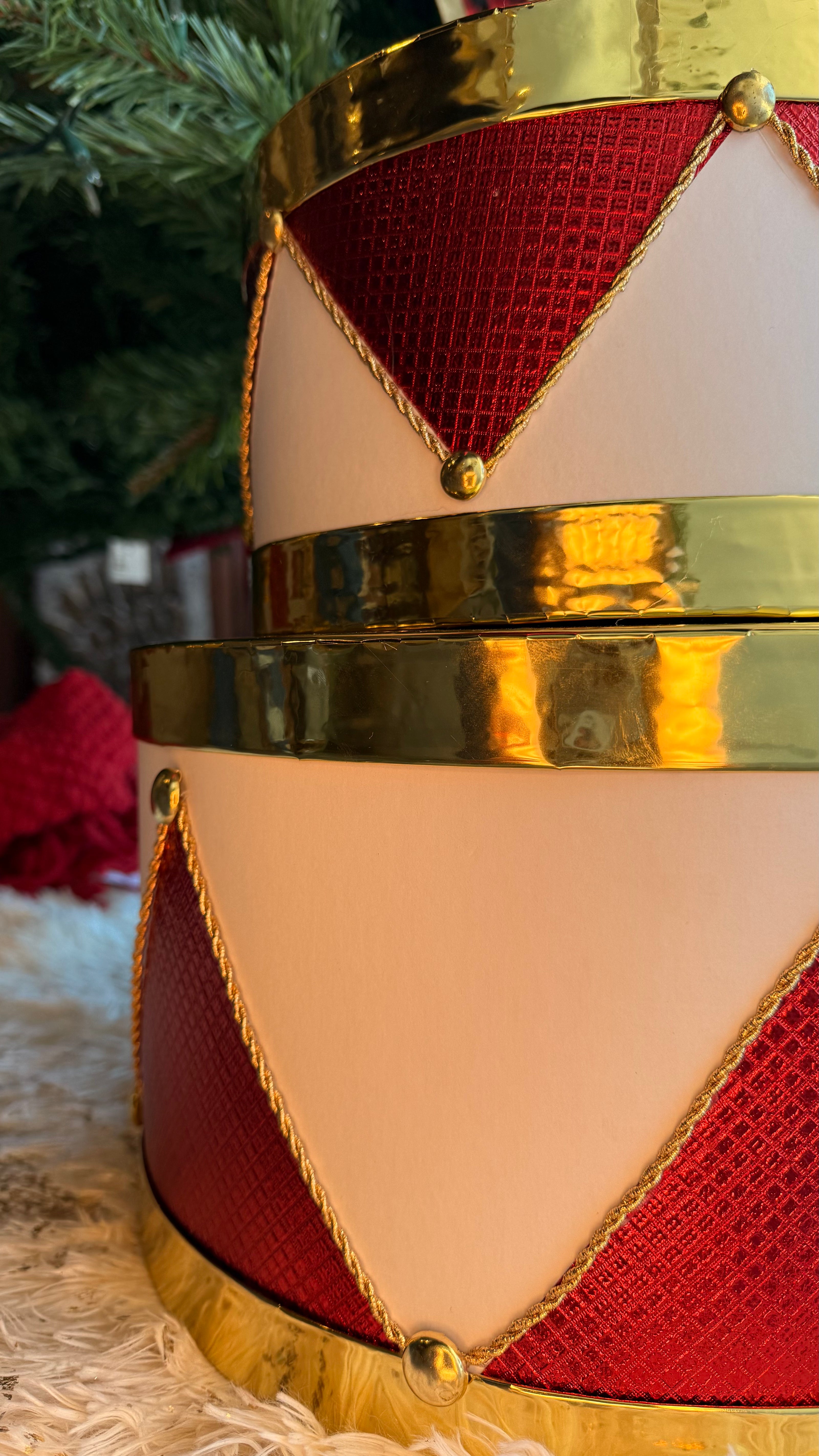 Tambor Triangular Rojo