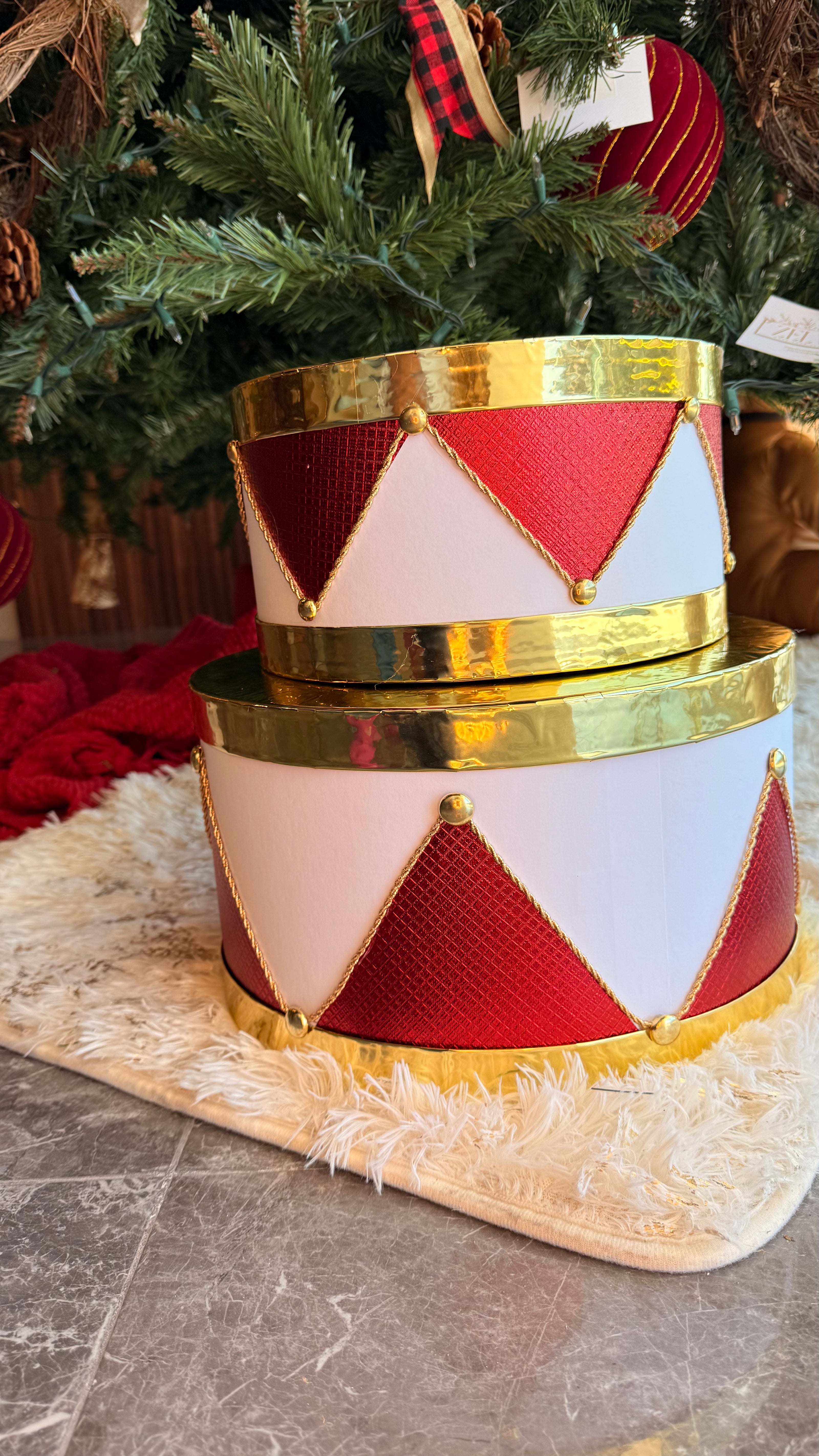 Tambor Triangular Rojo