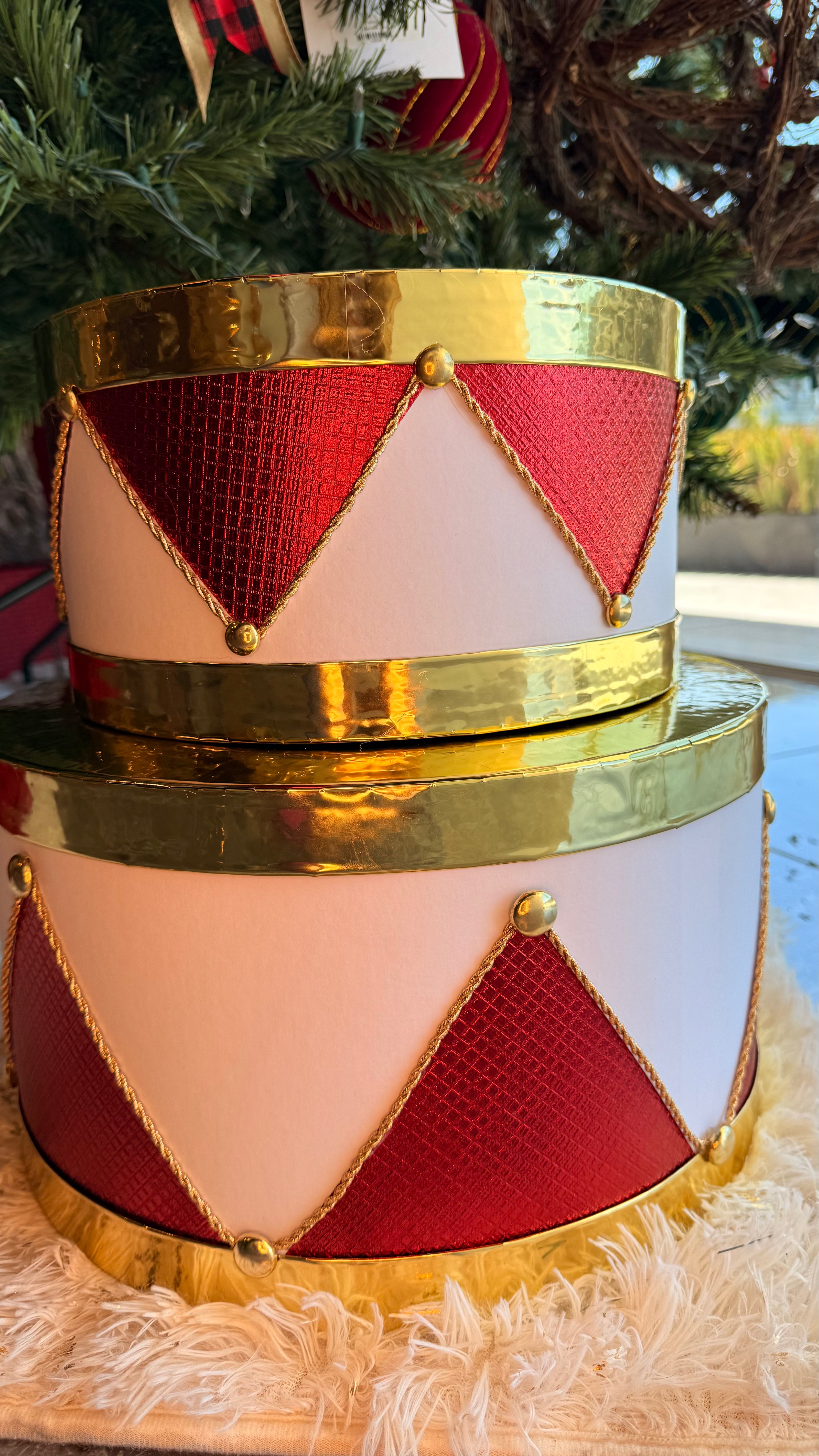 Tambor Triangular Rojo