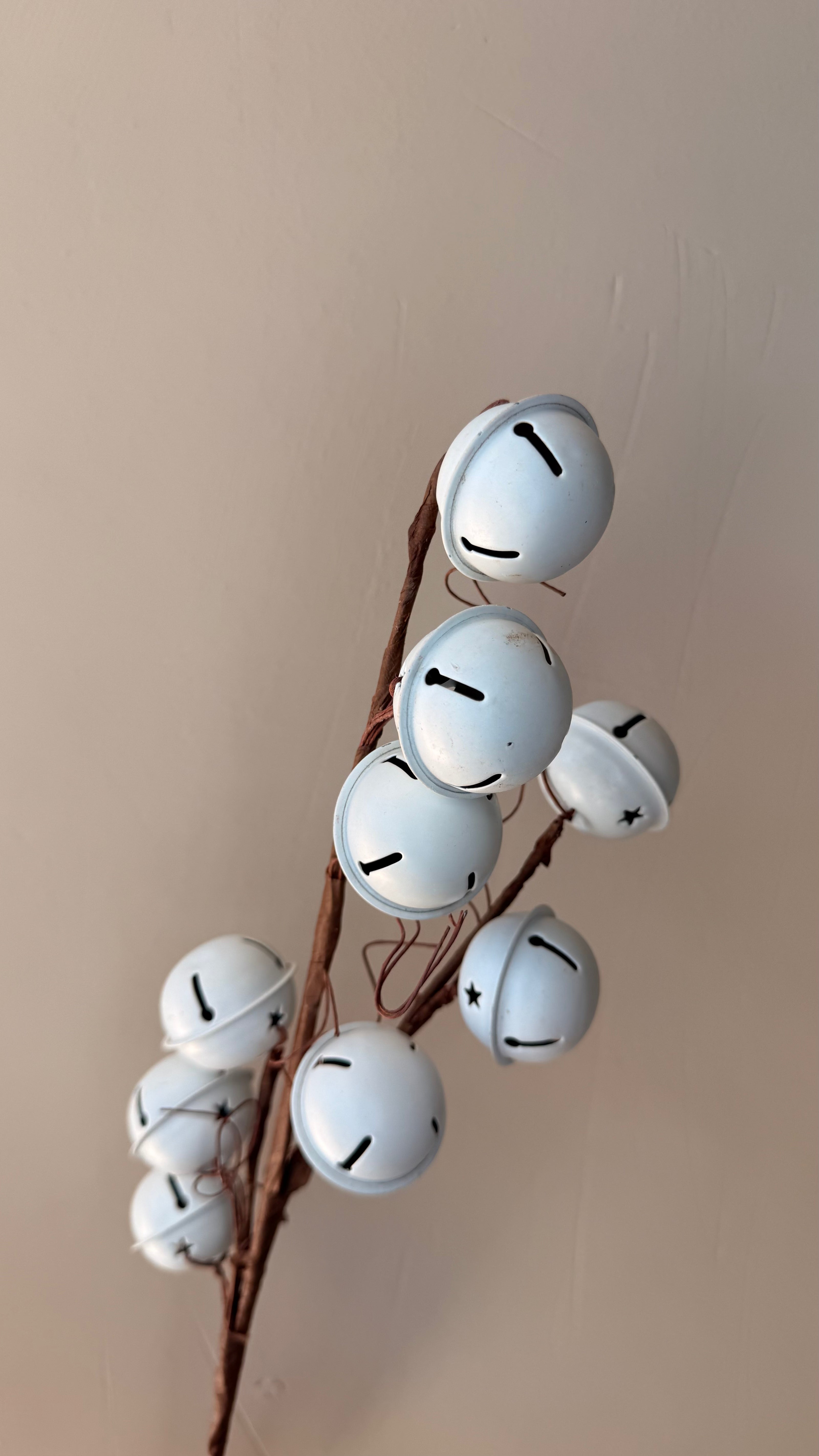 Vara de Cascabel (Blanca/Roja) | Ramillete Navideño