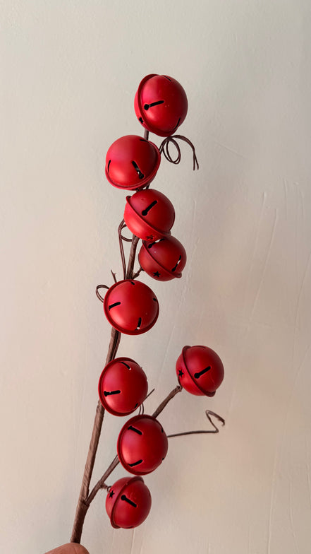 Vara de Cascabel (Blanca/Roja) | Ramillete Navideño